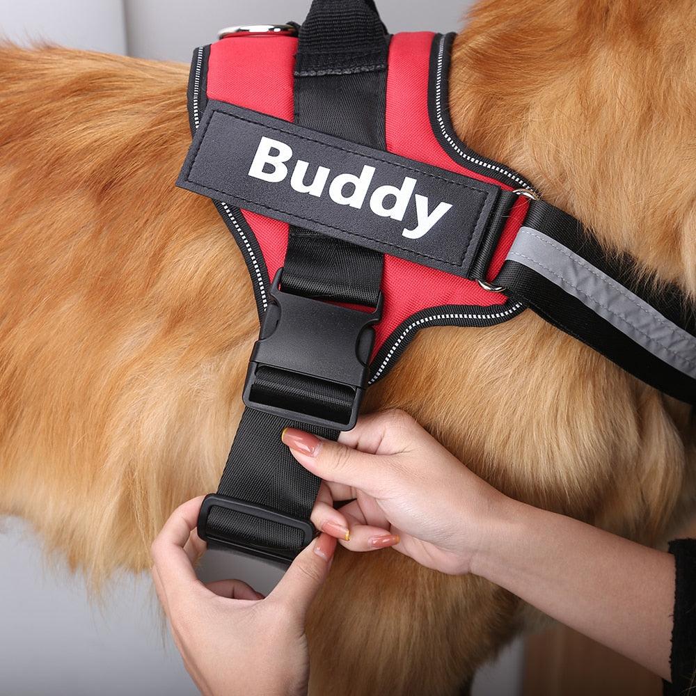 Personalized Reflective Dog Harness